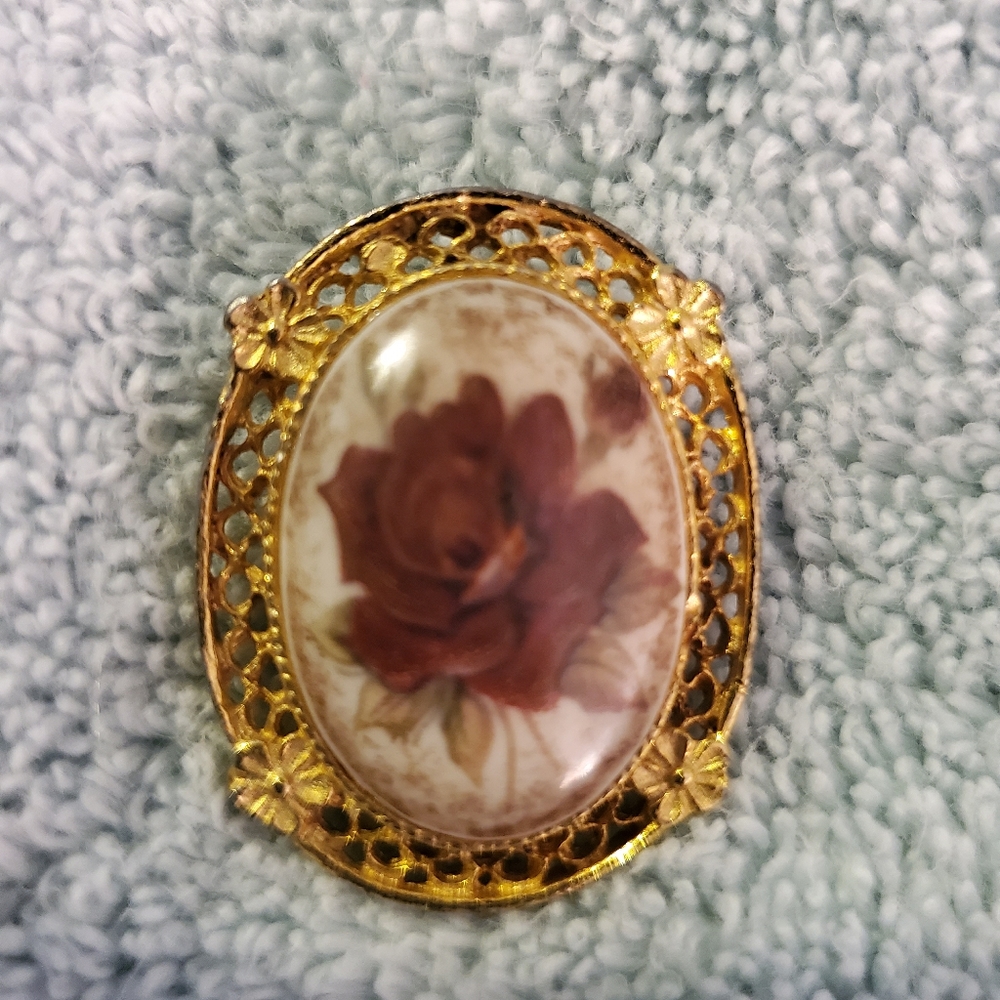 Vintage Flower Brooch